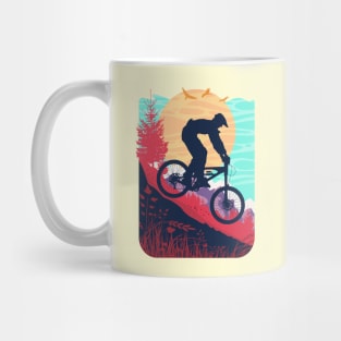 Mountain Biking in Summer Mug